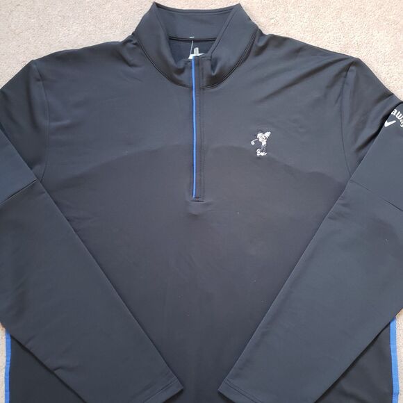 Callaway Mickey Golf Weather Series Size XXL Mens Black 1/4 Zip Long Sleeve - Picture 2 of 8